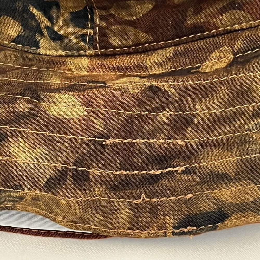 Lost River Clothing Company Reversible Fall Leaf Print Bucket Hat Y2K Inspired - Picture 8 of 14